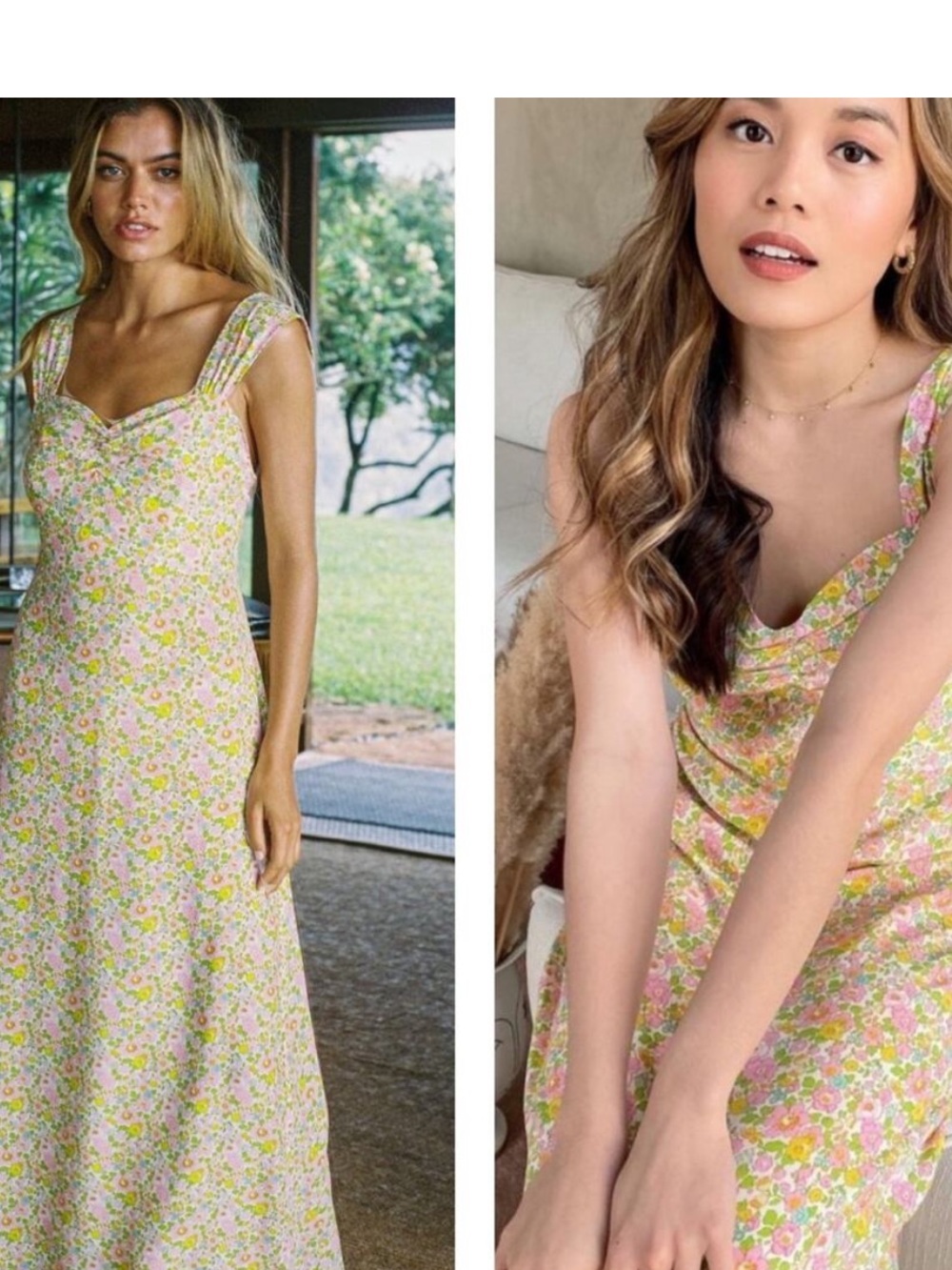 With Jean Lou Lou Floral Maxi Dress